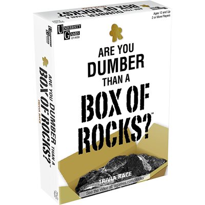 Are You Dumber Than a Box of Rocks?